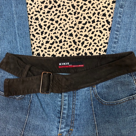 KIKIT Jeans Maurice Sasson with Faux Suede Belt 6 - Picture 2 of 6